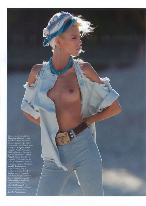 anja rubik topless in vogue magazine france your daily girl