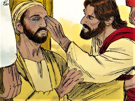 jesus healed  blind man  bethsaida