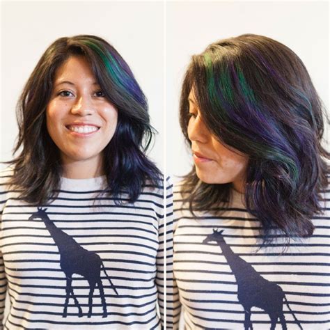 this crazy new hair dye trend i tried finally lets brunettes have some