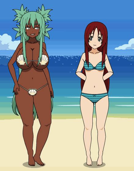 Rule 34 2girls Animated Animated  Beach Bikini Breast