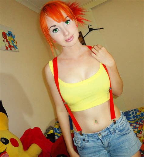 Misty Cosplay Sexy Room With Squirtle Charmander Starring