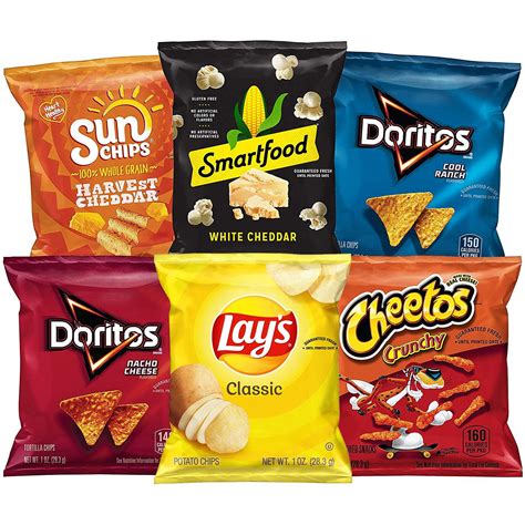 hot chips snacks variety pack  adults fiery spicy snack bag care