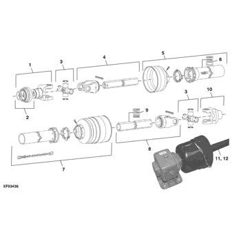 rc cutter rotary gearbox rc rc epc john deere tifc ag cce  avs