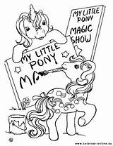 Coloring Little Pony Pages Colorir Para Desenhos Ponies sketch template