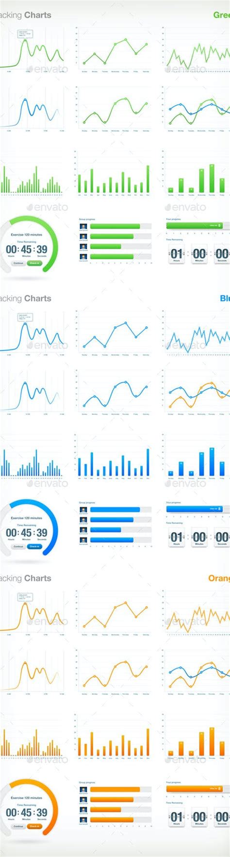tracking charts  loudoundesignco graphicriver