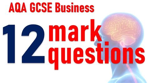 gcse business answering aqa  mark questions youtube