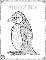 Coloring Penguin Pages Animal Adults Print Penguins Detailed Emperor Adult Colouring Play Chinstrap Growing Color Printable Mandala Zentangle Cute Getcolorings sketch template