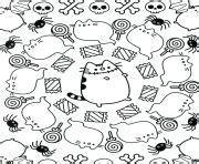 pusheen coloring pages printable