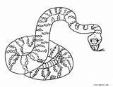 Snake Coloring Pages Viper Printable Kids sketch template