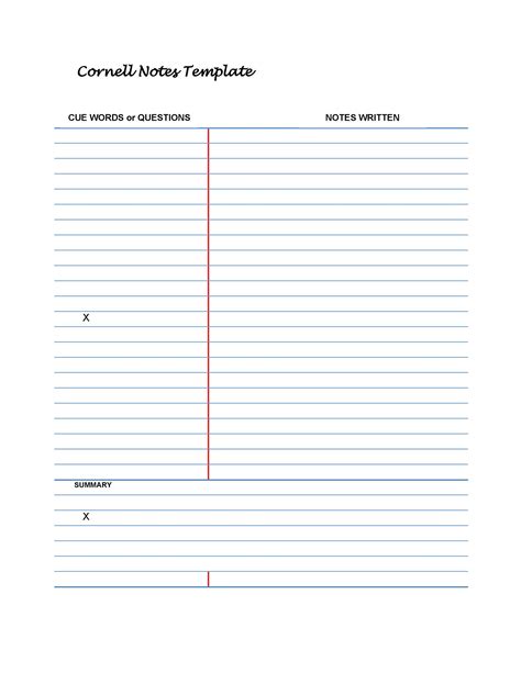 printable cornell notes