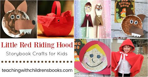 red riding hood crafts teaching  childrens books