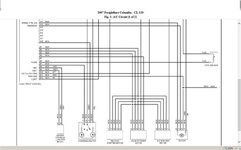 freightliner century hvac circuit diagram