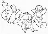 Starter Starters Sheets Pokémon sketch template