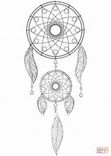 Catcher Dream Coloring Dreamcatcher Mandala Pages Drawing Tattoo Printable American Catchers Native Template Simple Atrapasueños Designs Color Supercoloring Print Owl sketch template