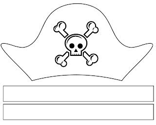 pirate hat cut outs coloring pages learny kids