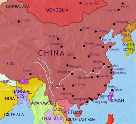 map  china   chinese history  mao zedong timemaps