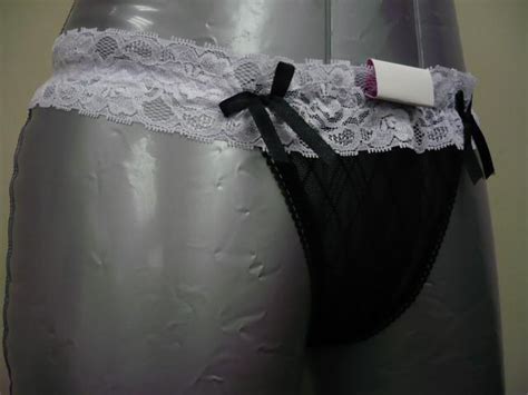 lace open back crotchless g string thong panty undies ebay