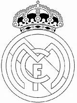 Madrid Real Coloring Logo Soccer Badge Drawing Football Getdrawings Coloriages sketch template