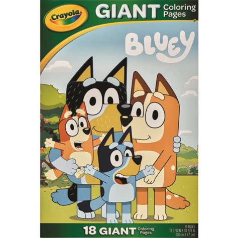 crayola bluey giant coloring pages big