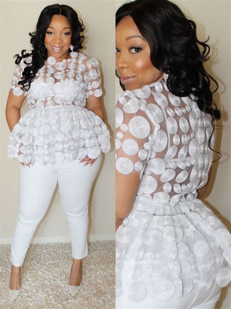 products all white party outfits curvy girl fashion