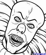 Pages Coloring Horror Movie Scary Clown Color Printable Getcolorings sketch template
