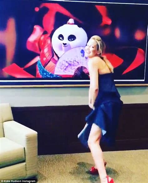 Kate Hudson Shows Off Her Best Dance Moves During Kung Fu