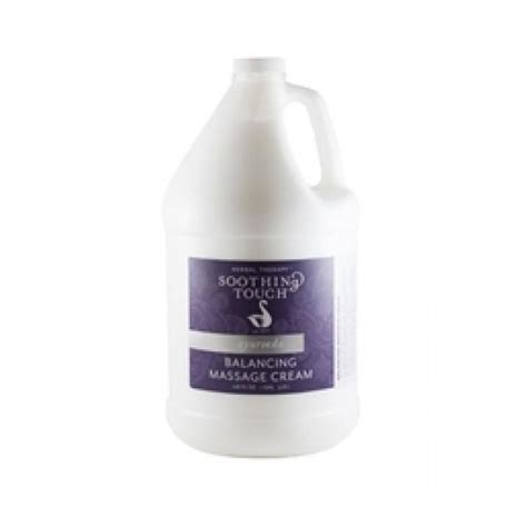 balancing massage cream one gallon by soothing touch