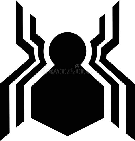 spiderman symbol logo vector new editorial photography