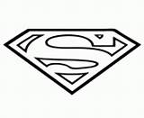 Pages Coloring Superman Logo Kids Printable Online Color Info sketch template