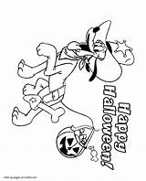 Disney Halloween Coloring Pages Printable Holidays sketch template