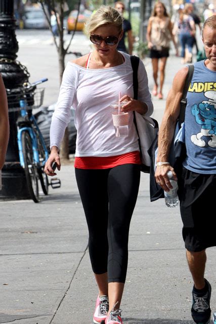 cameron diaz looks the picture of health after tough gym workout