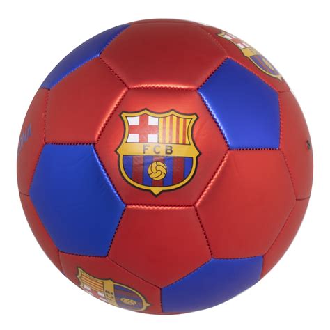 official fc barcelona soccer ball  metallic red size  walmartcom