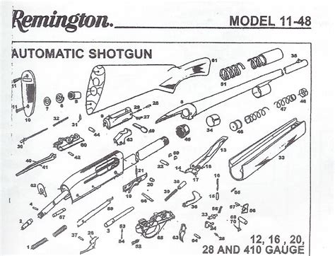 remington sportsman  parts diagram