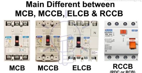 elcb  mcb circuit diagram schematic zoya circuit