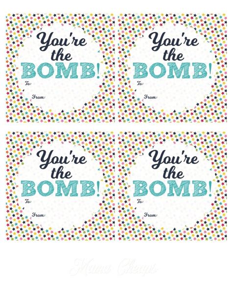 youre  bomb  printable tag printable word searches