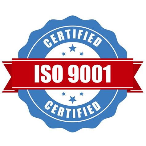 iso  certified stamp quality standard seal  disti