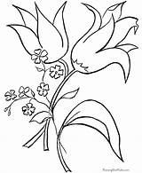 Coloring Pages Easter Flower Printing Help sketch template