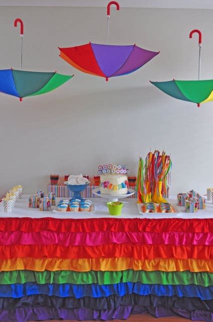 differentact normal  rainbow party ideas