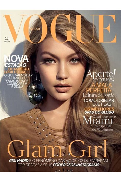 Gigi Hadid Vogue Magazine Cover Gigi Hadid Covers