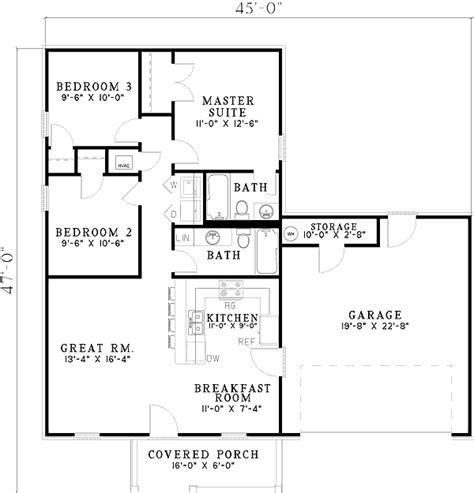 open concept  bedroom house floor plan kingmarianandqueenanna