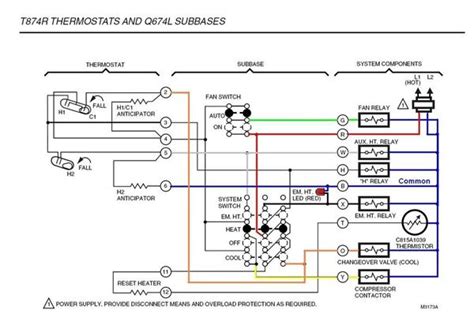 honeywell rthwf wiring diagram