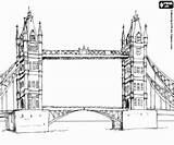 Londra Londres Zabytki Drawbridge Puente Monuments Kolorowanki Zwodzony Londynie Monumenti Europie Levatoio Colorearjunior Levadizo Puentes Monumentos Turystyczne Atrakcje Innych Dame sketch template