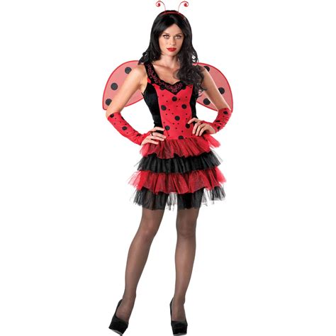 flirty ladybug women s adult halloween dress up role