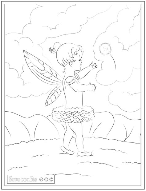 baby fairy coloring page  favecraftscom