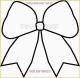 Bow Cheer sketch template