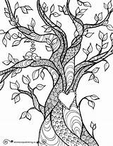 Pages Colouring Coloring Whimsicalpublishing Ca Tree Printable Adult Books Sheets sketch template