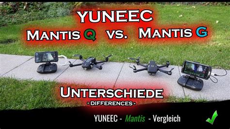 yuneec mantis   mantis  unterschiede differences youtube