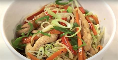 Chicken Vegetable Stir Fry Noodles Recipe Zaccolie