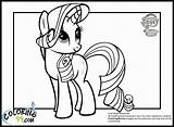 Rarity Coloring Pages Pony Little Mlp Printable Girls Book Popular Colors Choose Board sketch template