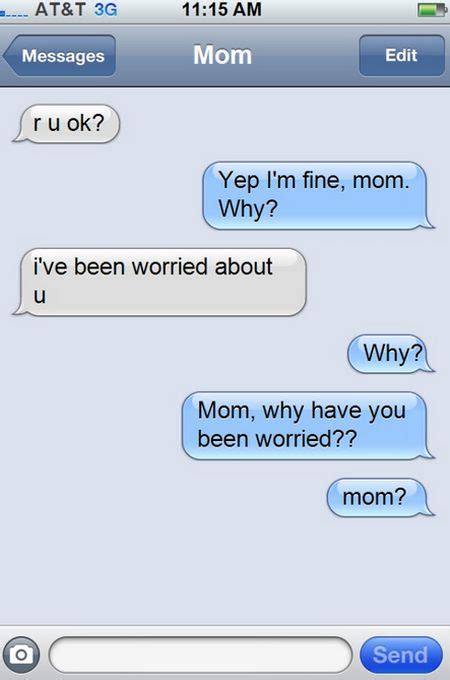 Hilarious Text Responses From Mom 14 Pics